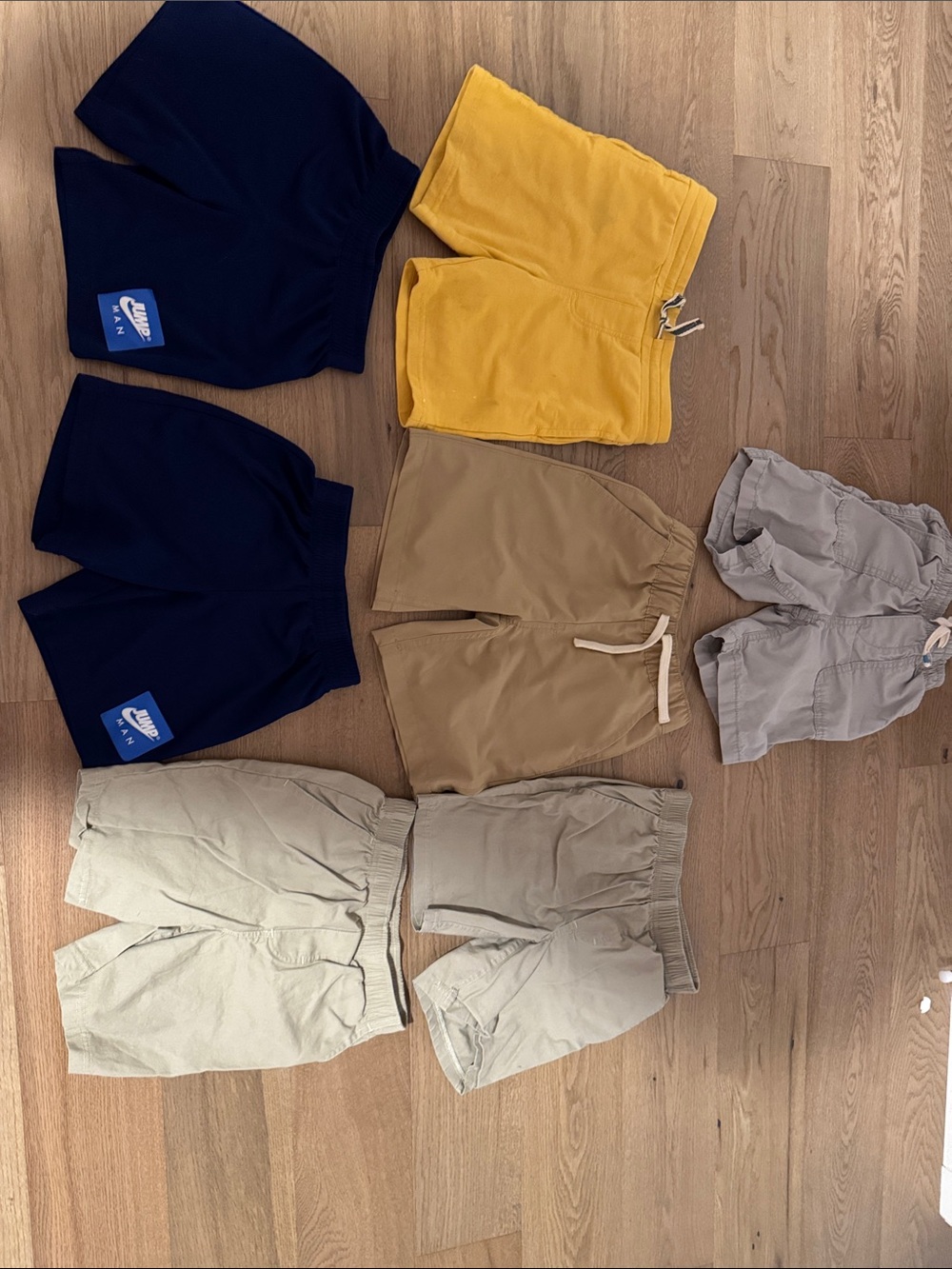 Nike Navy Blue Kids Athletic Shorts - Dual Pack Look